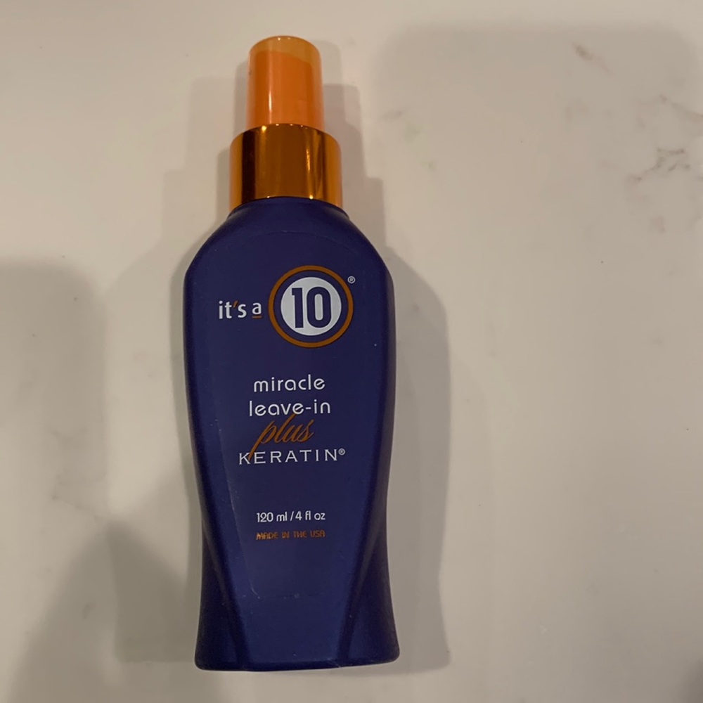 It’s a 10 leave in spray conditioning treatment